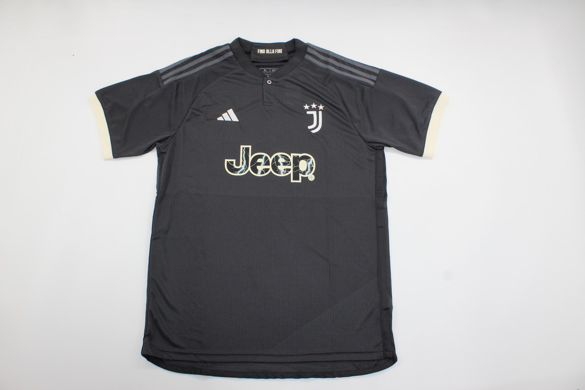AAA Quality Juventus 23/24 Third Black Soccer Jersey